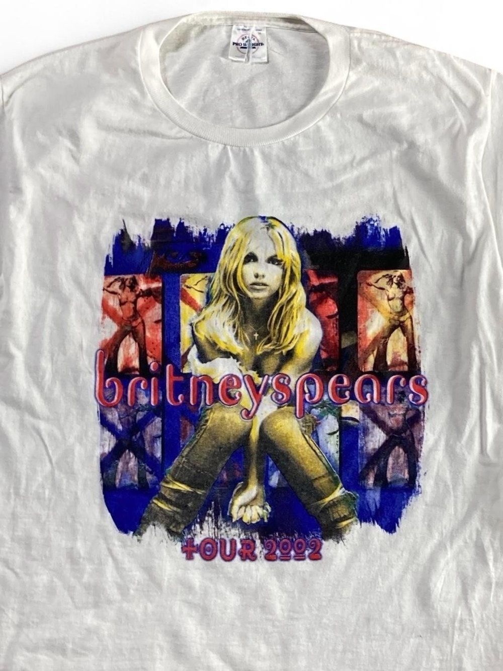 Vintage 2002 Britney Spears Dream Within A Dream Tour Graphic T-Shirt